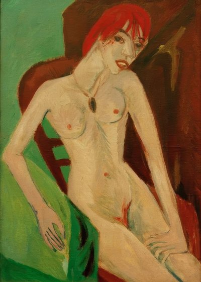 Redhead by Ernst Ludwig Kirchner